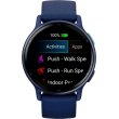 Смартгодинник Garmin vivoactive 5 Metallic Navy Aluminum Bezel with Navy Case and Silicone Band (010-02862-12)