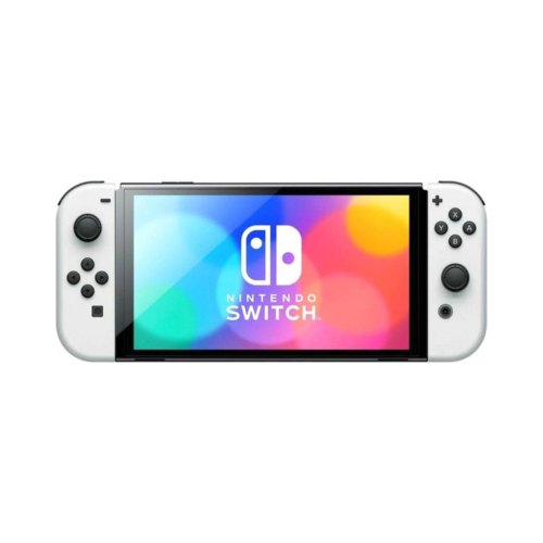 Ігрова приставка портативна Nintendo Switch OLED with White Joy-Con (045496453435) **