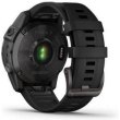 Смартгодинник Garmin Fenix 7 Sapphire Solar Black DLC Titanium with Black Band (010-02540-34/35)