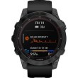 Смартгодинник Garmin Fenix 7 Sapphire Solar Black DLC Titanium with Black Band (010-02540-34/35)
