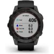 Смартгодинник Garmin Fenix 7 Sapphire Solar Black DLC Titanium with Black Band (010-02540-34/35)