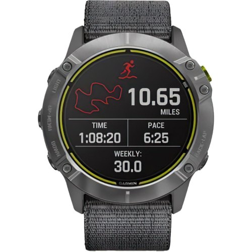 Смартгодинник Garmin Enduro Steel with Gray UltraFit Nylon Strap (010-02408-00/10)