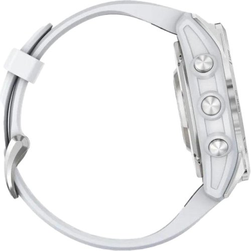 Смартгодинник Garmin Epix Pro Gen 2 42mm Silver w. Whitestone Band (010-02802-00/01)