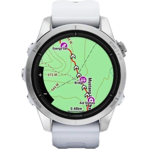 Смартгодинник Garmin Epix Pro Gen 2 42mm Silver w. Whitestone Band (010-02802-00/01)