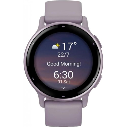 Смартгодинник Garmin vivoactive 5 Metallic Orchid Aluminum Bezel with Orchid Case and Silicone (010-02862-13)
