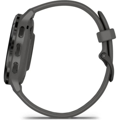 Смартгодинник Garmin Venu 3S Slate S. Steel Bezel w. Pebble Gray Case and S. Band (010-02785-00)