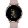 Смартгодинник Garmin Venu 3S Soft Gold S. Steel Bezel w. Dust Rose Case and S. Band (010-02785-03)