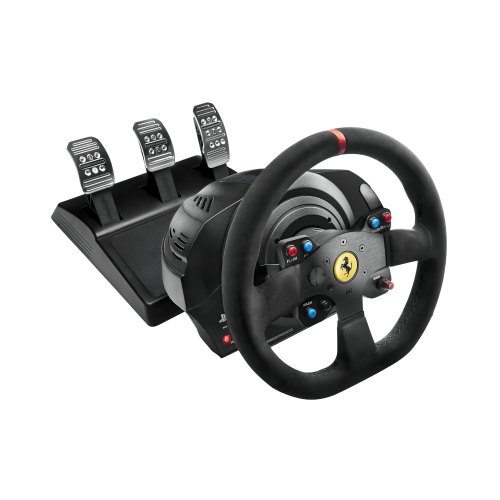 Комплект (кермо, педалі) Thrustmaster T300 Ferrari Integral RW Alcantara edition Black (4160652) **
