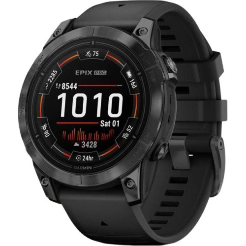 Смартгодинник Garmin Epix Pro Gen 2 47mm Slate Gray w. Black Band (010-02803-00/01)