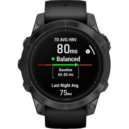 Смартгодинник Garmin Epix Pro Gen 2 47mm Slate Gray w. Black Band (010-02803-00/01)