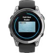 Смартгодинник Garmin Fenix E 47mm AMOLED Stainless Steel with Black Silicone Band (010-03025-02/00)