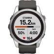 Смартгодинник Garmin Fenix 7S Pro Solar Silver w. Graphite Band (010-02776-00/01)