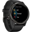 Смартгодинник Garmin Venu 2 Slate Stainless Steel Bezel with Black Case and Silicone Band (010-02430-11/01)