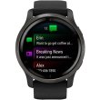 Смартгодинник Garmin Venu 2 Slate Stainless Steel Bezel with Black Case and Silicone Band (010-02430-11/01)