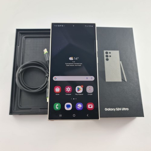 Смартфон Galaxy S24 Ultra (S928B) 512Gb Titanium Gray (SM-S928BZTHSEK) USED **