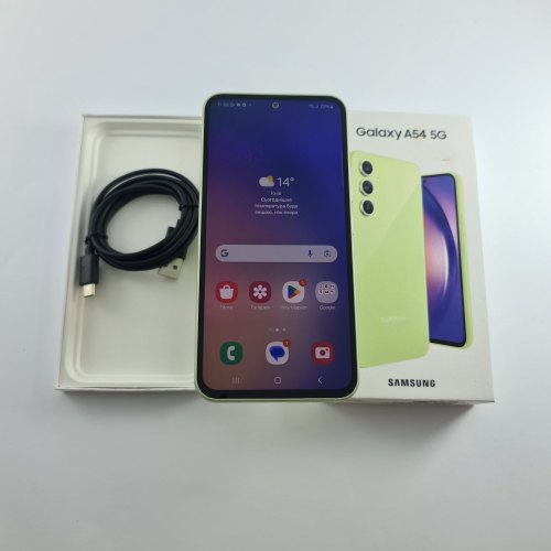 Смартфон Samsung Galaxy A54 (A546E) 256Gb Lime (SM-A546ELGDSEK) USED **
