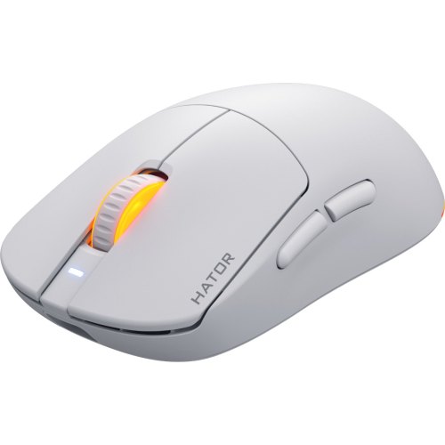 Миша ігрова, бездротова HATOR Quasar 3 wireless, біла (HTM731)