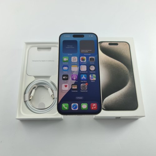 Смартфон Apple iPhone 15 Pro 128 GB Natural Titanium USED **