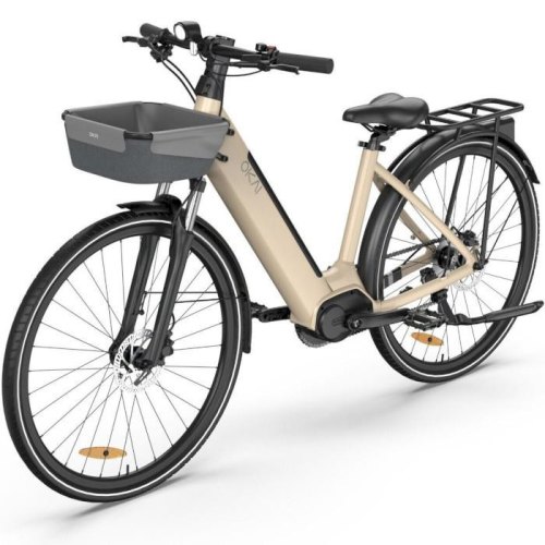 Електровелосипед OKAI EB10 Beige 28', 250(500)W, 14.4Ah, 100km, 25kmh, NFC, App, 29kg
