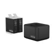 Подвійний зарядний пристрій GoPro Dual Battery Charger + акумулятор Enduro (2шт) для HERO11/10/9 (ADDBD-211-VE)