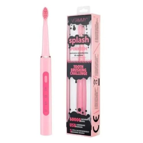 Електрична зубна щітка дитяча Vitammy Splash Pinkish, від 8 років