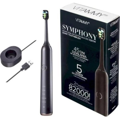 Електрична зубна щітка Vitammy Symphony Black
