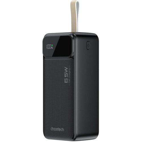 Зовнішній акумулятор Powerbank Choetech B734, 40000mAh, 65W, чорний (B734-CCBK)