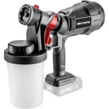 Фарборозпилювач акумуляторний GRAPHITE Energy+, 18В, 700мл/хв, бачок 900мл, без акумулятора та зарядного пристрою в комплекті (58GE103)