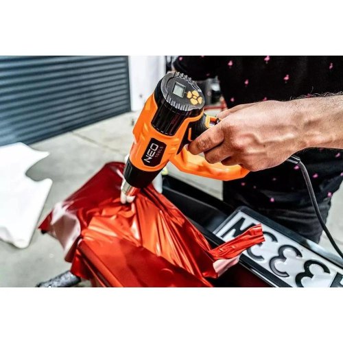 Фен будівельний Neo Tools, 2000Вт, 70-600 градусів, 300-500л/хв (04-710)