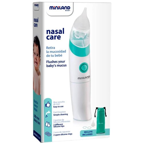 Аспіратор назальний електронний Miniland Nasal Care (89058)