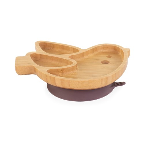 Тарілка дитяча Miniland Chick, секційна, бамбукова, на присосці (89473)