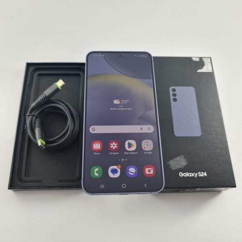 Смартфон Galaxy S24 (S921B) 256Gb Cobalt Violet (SM-S921BZVGSEK) USED **