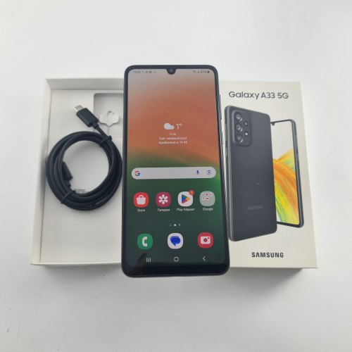Смартфон Samsung Galaxy A33 5G (A336B) 128Gb Black (SM-A336BZKGSEK) USED **