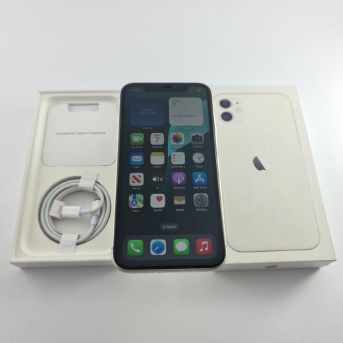 Смартфон iPhone 11 128GB White, Model A2221 USED **