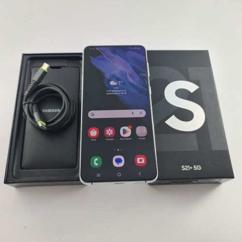 Смартфон Samsung Galaxy S21 Plus (G996B) 128Gb Phantom Silver (SM-G996BZSDSEK) USED **