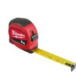 Рулетка Milwaukee, 5м, 19мм, з фіксатором змотування, АБС-пластик (48227705)