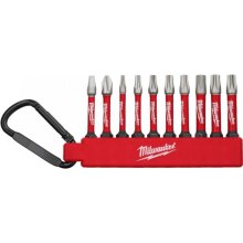 Набір біт Milwaukee Shockwave carabiner2, 10шт, сталь (4932492939)