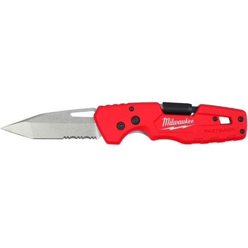 Ніж складаний Milwaukee Folding Knife 5 in 1, біта PH2 і SL5.5, сталь (4932492454)