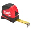 Рулетка Milwaukee Pro Compact, 5м, 19мм, з фіксатором змотування, АБС-пластик (4932459592)