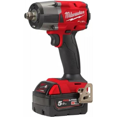 Гайковерт ударний, акумуляторний Milwaukee M18 FMTIW2F12-502X, 18В, 2х5А/год, 0-2575об/хв, 881Нм, 1/2, M12-18FC, кейс (4933478450)
