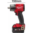 Гайковерт ударний, акумуляторний Milwaukee M18 FMTIW2F12-502X, 18В, 2х5А/год, 0-2575об/хв, 881Нм, 1/2, M12-18FC, кейс (4933478450)
