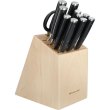 Набір ножів з підставкою KitchenAid Coreline, 11 предметів, точило (KAG12STSNBXOBQ)