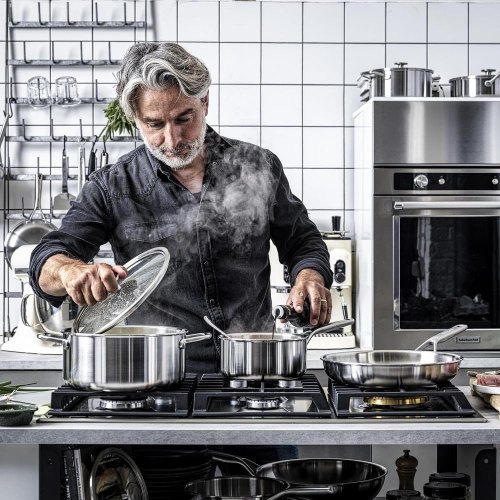 Сотейник KitchenAid MSS, 24см, 3.1л, з кришкою (CC003251-001)