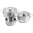 Набір посуду KitchenAid, 5 предметів, 16/20/24см, 1.5/3.1/4.8л (CC005088-001)