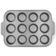 Форма для випічки мафінів KitchenAid, 41х28х4см, на 12шт (CC003296-001)