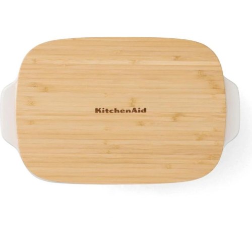 Форма для випічки KitchenAid, 1.9л, керамогранітна, з кришкою, фісташкова (CC007425-001)