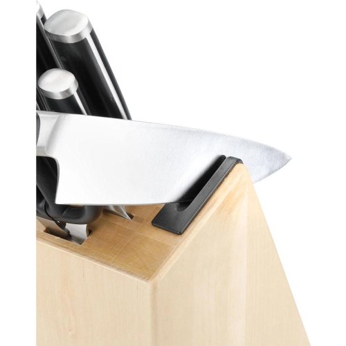 Набір ножів з підставкою KitchenAid Coreline, 5 предметів, точило (KO5PSTSNOBG)