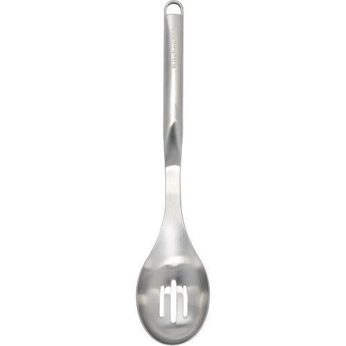 Ложка кухонна KitchenAid Premium, 33.8см, з прорізами (KMG004OHSS)