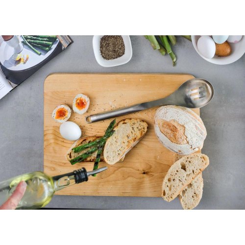 Ложка кухонна KitchenAid Premium, 33.8см, з прорізами (KMG004OHSS)