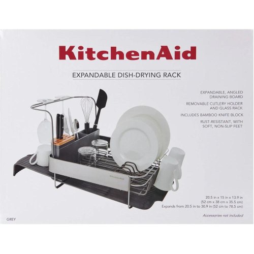 Підставка для сушки посуду KitchenAid Sinkware, сірий (KEG896BXCGA)